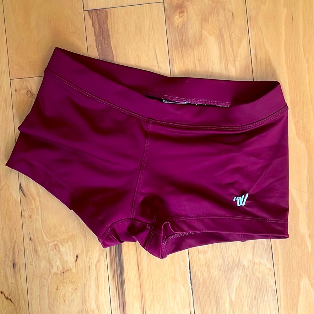 Varsity Girls' Maroon Athletic Shorts
